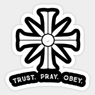 Far Cry 5 - Trust Pray Obey Sticker